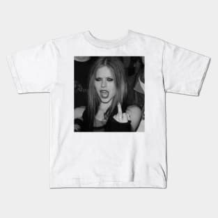 Vintage Avril Lavigne Photo Kids T-Shirt
